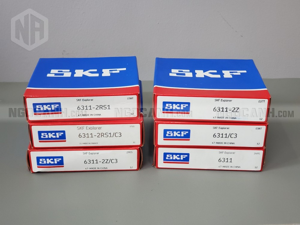 Vòng bi bạc đạn 6311 SKF chính hãng được phân phối bởi SKF Ngọc Anh - Đại lý uỷ quyền SKF
