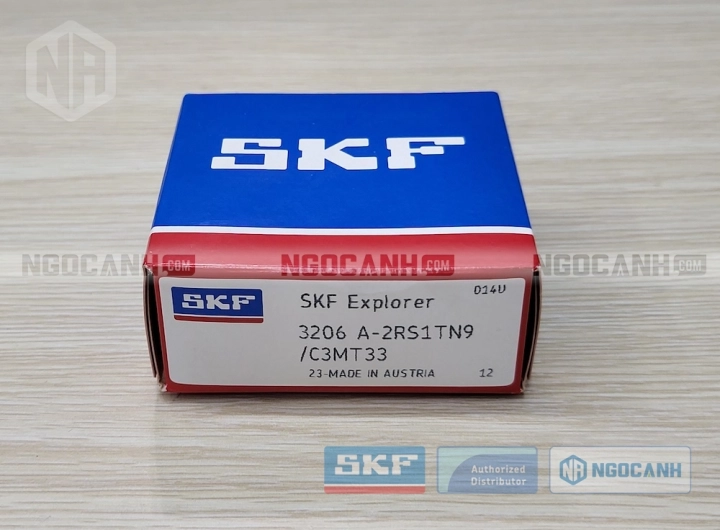 Vòng bi SKF 3206 A-2RS1TN9/C3MT33 chính hãng phân phối bởi SKF Ngọc Anh - Đại lý ủy quyền SKF