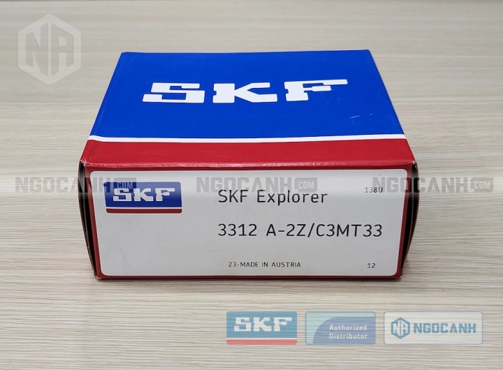Vòng bi SKF 3312 A-2Z/C3MT33 chính hãng phân phối bởi SKF Ngọc Anh - Đại lý ủy quyền SKF