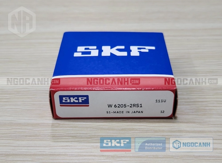 Vòng bi SKF W 6205-2RS1 chính hãng phân phối bởi SKF Ngọc Anh - Đại lý ủy quyền SKF