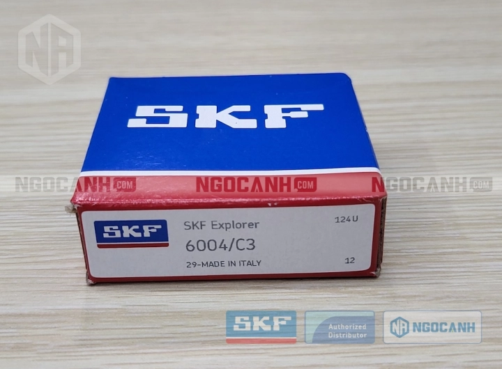 Vòng bi SKF 6004/C3 chính hãng phân phối bởi SKF Ngọc Anh - Đại lý ủy quyền SKF