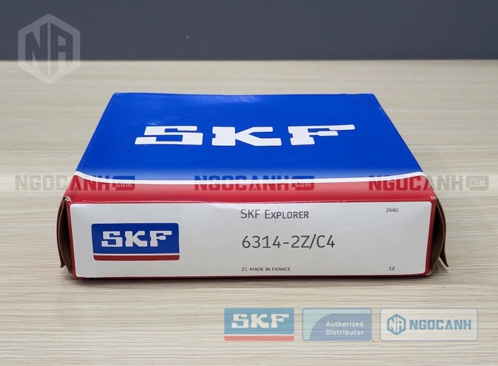 Vòng bi SKF 6314-2Z/C4 chính hãng phân phối bởi SKF Ngọc Anh - Đại lý ủy quyền SKF