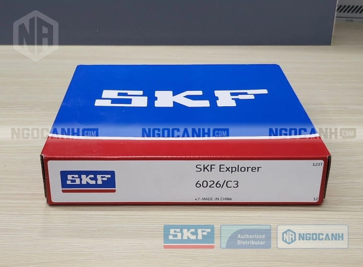 Vòng bi SKF 6026/C3 chính hãng phân phối bởi SKF Ngọc Anh - Đại lý ủy quyền SKF