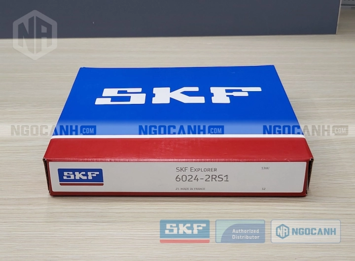 Vòng bi SKF 6024-2RS1 chính hãng phân phối bởi SKF Ngọc Anh - Đại lý ủy quyền SKF