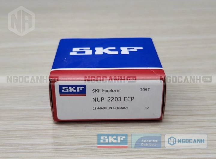 Vòng bi SKF NUP 2203 ECP chính hãng phân phối bởi SKF Ngọc Anh - Đại lý ủy quyền SKF