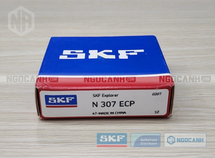 Vòng bi SKF N 307 ECP chính hãng phân phối bởi SKF Ngọc Anh - Đại lý ủy quyền SKF