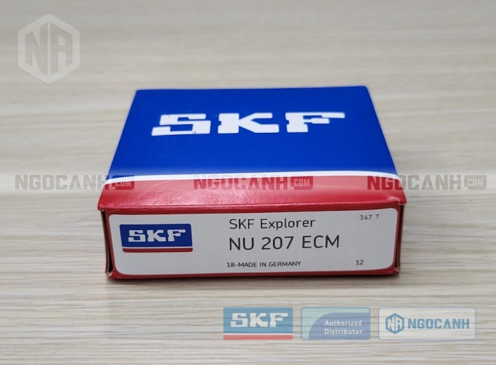 Vòng bi SKF NU 207 ECM chính hãng phân phối bởi SKF Ngọc Anh - Đại lý ủy quyền SKF