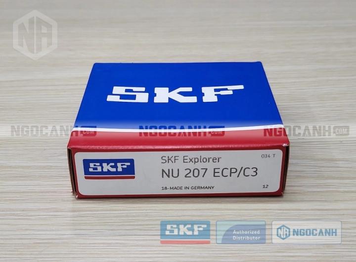 Vòng bi SKF NU 207 ECP/C3 chính hãng phân phối bởi SKF Ngọc Anh - Đại lý ủy quyền SKF Vòng bi SKF NU 207 ECP/C3 chính hãng phân phối bởi SKF Ngọc Anh - Đại lý ủy quyền SKF