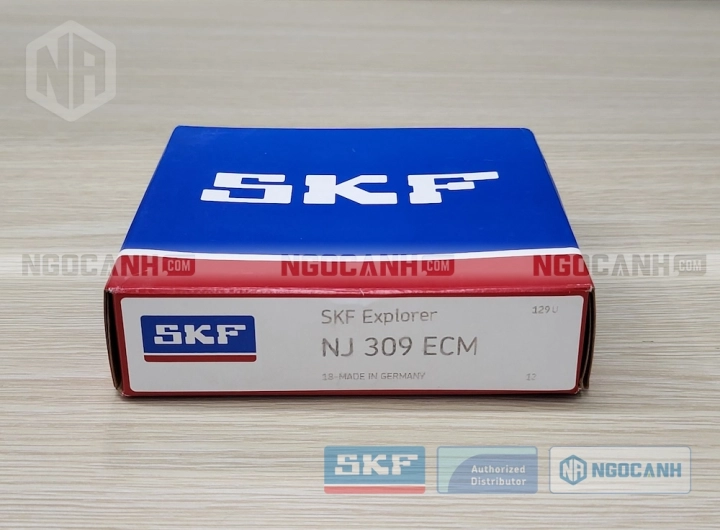 Vòng bi SKF NJ 309 ECM chính hãng phân phối bởi SKF Ngọc Anh - Đại lý ủy quyền SKF