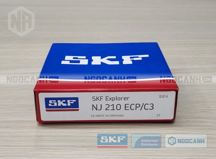 Vòng bi SKF NJ 210 ECP/C3 chính hãng phân phối bởi SKF Ngọc Anh - Đại lý ủy quyền SKF Vòng bi SKF NJ 210 ECP/C3 chính hãng phân phối bởi SKF Ngọc Anh - Đại lý ủy quyền SKF
