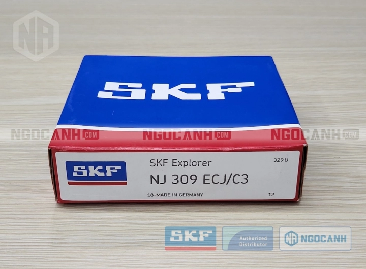 Vòng bi SKF NJ 309 ECJ/C3 chính hãng phân phối bởi SKF Ngọc Anh - Đại lý ủy quyền SKF