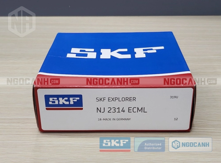 Vòng bi SKF NJ 2314 ECML chính hãng phân phối bởi SKF Ngọc Anh - Đại lý ủy quyền SKF