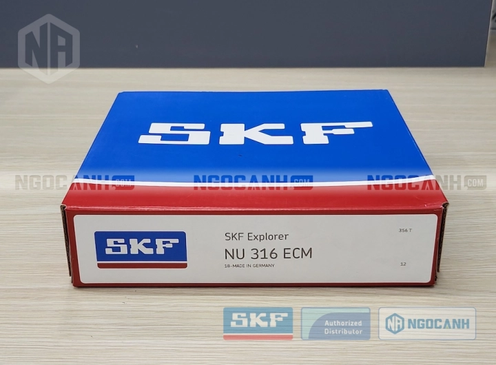 Vòng bi SKF NU 316 ECM chính hãng phân phối bởi SKF Ngọc Anh - Đại lý ủy quyền SKF