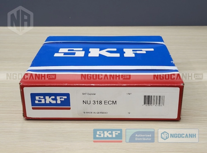Vòng bi SKF NU 318 ECM chính hãng phân phối bởi SKF Ngọc Anh - Đại lý ủy quyền SKF Vòng bi SKF NU 318 ECM chính hãng phân phối bởi SKF Ngọc Anh - Đại lý ủy quyền SKF