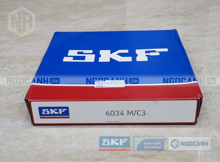 Vòng bi SKF 6034 M/C3 chính hãng phân phối bởi SKF Ngọc Anh - Đại lý ủy quyền SKF
