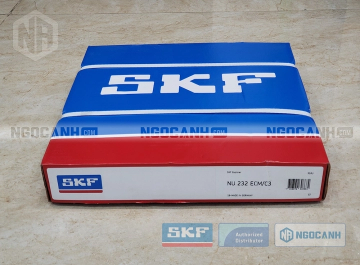 Vòng bi SKF NU 232 ECM/C3 chính hãng phân phối bởi SKF Ngọc Anh - Đại lý ủy quyền SKF