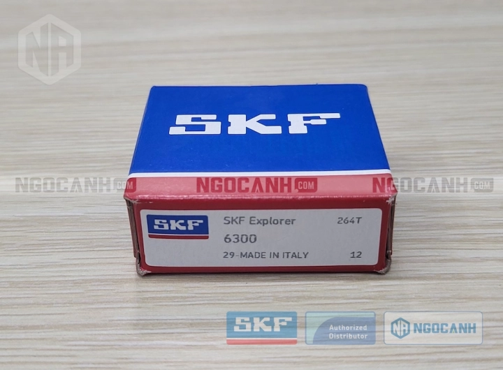 Vòng bi SKF 6300 chính hãng phân phối bởi SKF Ngọc Anh - Đại lý ủy quyền SKF