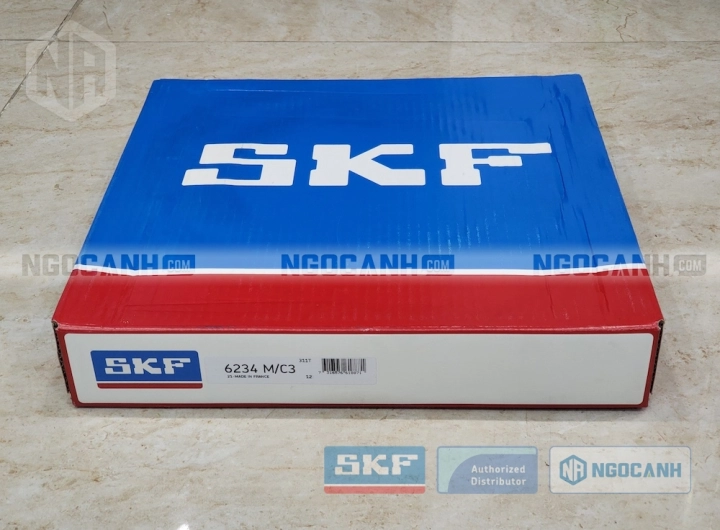 Vòng bi SKF 6234 M/C3 chính hãng phân phối bởi SKF Ngọc Anh - Đại lý ủy quyền SKF Vòng bi SKF 6234 M/C3 chính hãng phân phối bởi SKF Ngọc Anh - Đại lý ủy quyền SKF