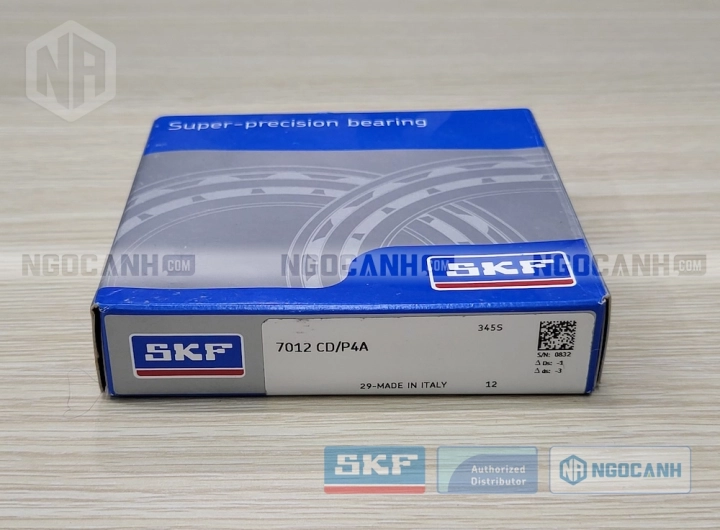 Vòng bi SKF 7012 CD/P4A chính hãng phân phối bởi SKF Ngọc Anh - Đại lý ủy quyền SKF