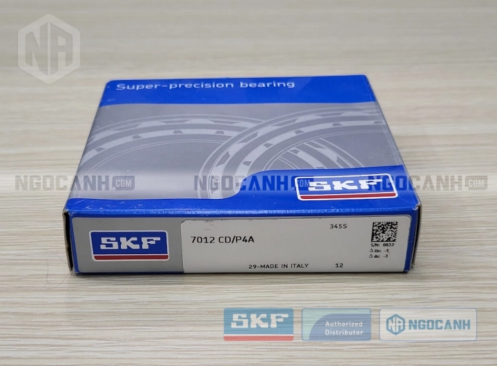 Vòng bi SKF 7012 CD/P4A chính hãng phân phối bởi SKF Ngọc Anh - Đại lý ủy quyền SKF Vòng bi SKF 7012 CD/P4A chính hãng phân phối bởi SKF Ngọc Anh - Đại lý ủy quyền SKF