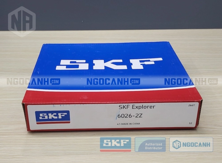 Vòng bi SKF 6026-2Z chính hãng phân phối bởi SKF Ngọc Anh - Đại lý ủy quyền SKF Vòng bi SKF 6026-2Z chính hãng phân phối bởi SKF Ngọc Anh - Đại lý ủy quyền SKF