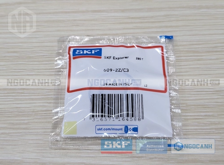 Vòng bi SKF 609-2Z/C3 chính hãng phân phối bởi SKF Ngọc Anh - Đại lý ủy quyền SKF Vòng bi SKF 609-2Z/C3 chính hãng phân phối bởi SKF Ngọc Anh - Đại lý ủy quyền SKF