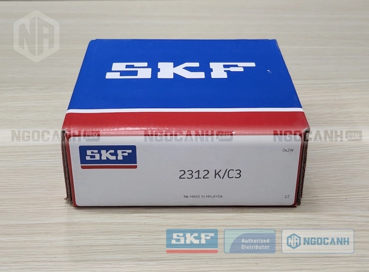 Vòng bi SKF 2312 K/C3 chính hãng phân phối bởi SKF Ngọc Anh - Đại lý ủy quyền SKF Vòng bi SKF 2312 K/C3 chính hãng phân phối bởi SKF Ngọc Anh - Đại lý ủy quyền SKF