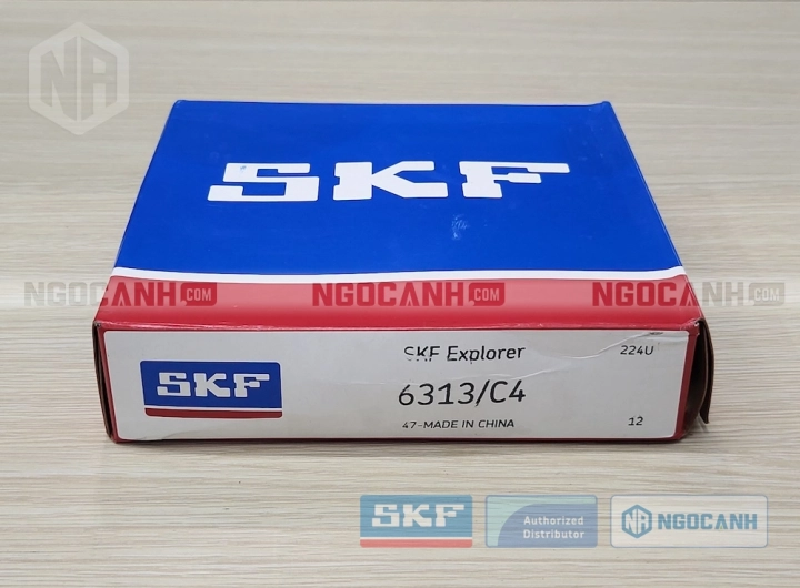 Vòng bi SKF 6313/C4 chính hãng phân phối bởi SKF Ngọc Anh - Đại lý ủy quyền SKF
