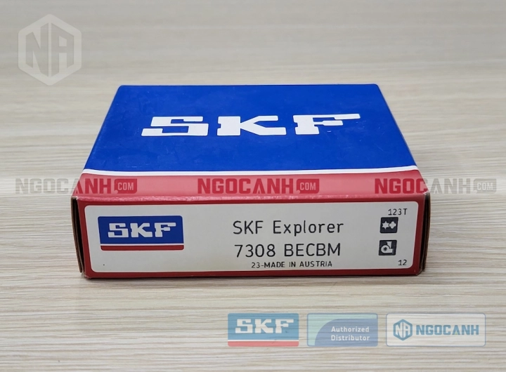 Vòng bi SKF 7308 BECBM chính hãng phân phối bởi SKF Ngọc Anh - Đại lý ủy quyền SKF Vòng bi SKF 7308 BECBM chính hãng phân phối bởi SKF Ngọc Anh - Đại lý ủy quyền SKF