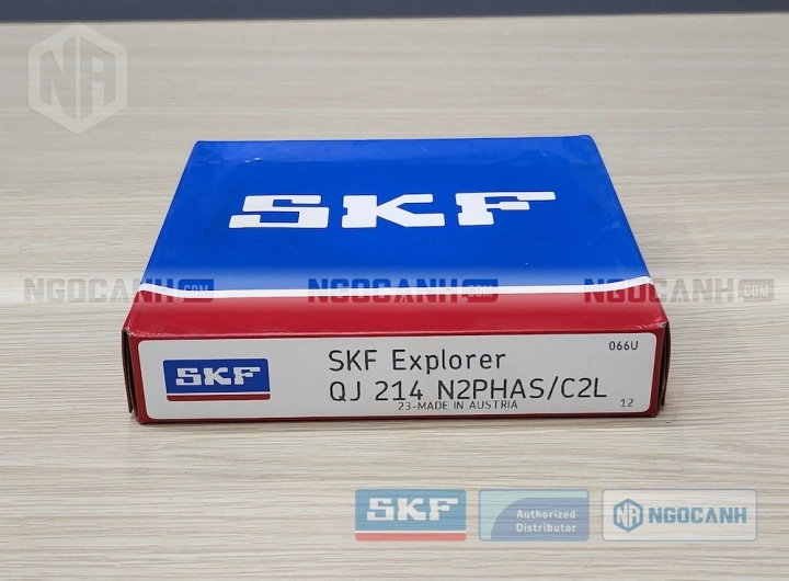 Vòng bi SKF QJ 214 N2PHAS/C2L chính hãng phân phối bởi SKF Ngọc Anh - Đại lý ủy quyền SKF