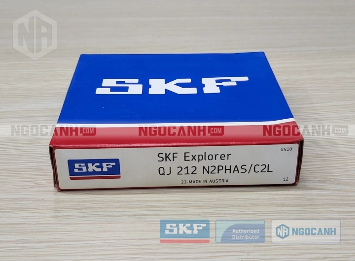 Vòng bi SKF QJ 212 N2PHAS/C2L chính hãng phân phối bởi SKF Ngọc Anh - Đại lý ủy quyền SKF