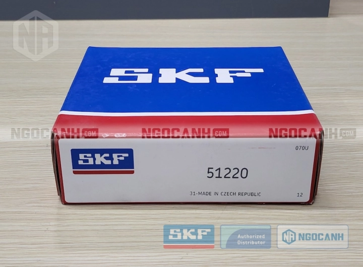 Vòng bi SKF 51220 chính hãng phân phối bởi SKF Ngọc Anh - Đại lý ủy quyền SKF
