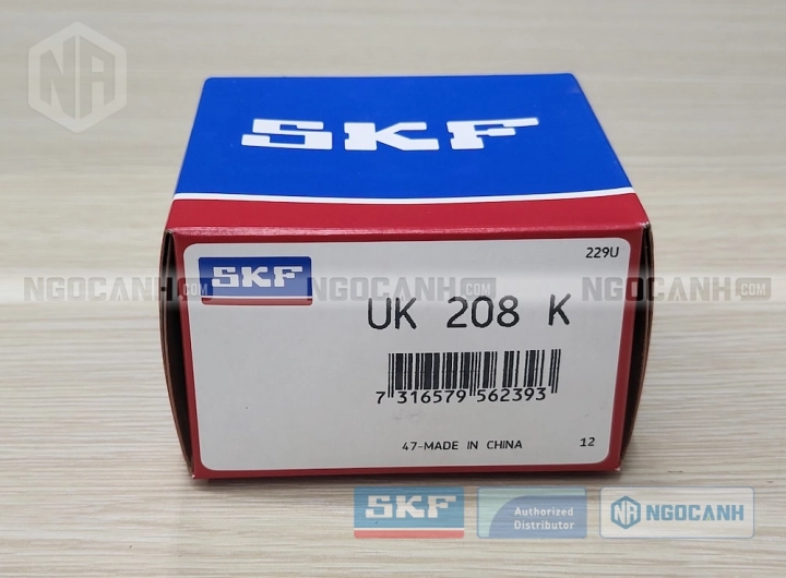 Vòng bi SKF UK 208 K chính hãng phân phối bởi SKF Ngọc Anh - Đại lý ủy quyền SKF
