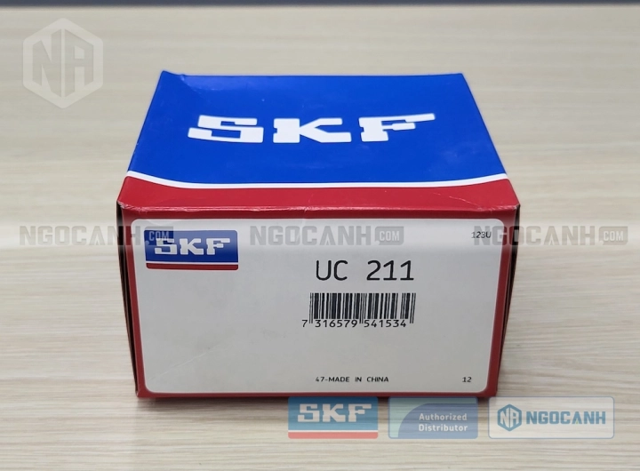Vòng bi SKF UC 211 chính hãng phân phối bởi SKF Ngọc Anh - Đại lý ủy quyền SKF