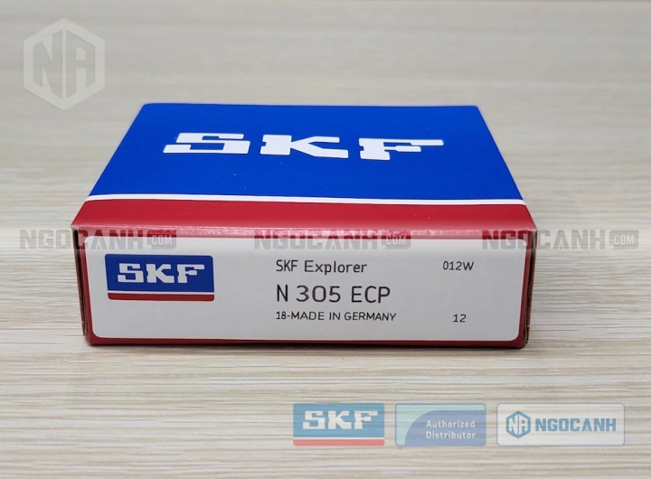 Vòng bi SKF N 305 ECP chính hãng phân phối bởi SKF Ngọc Anh - Đại lý ủy quyền SKF