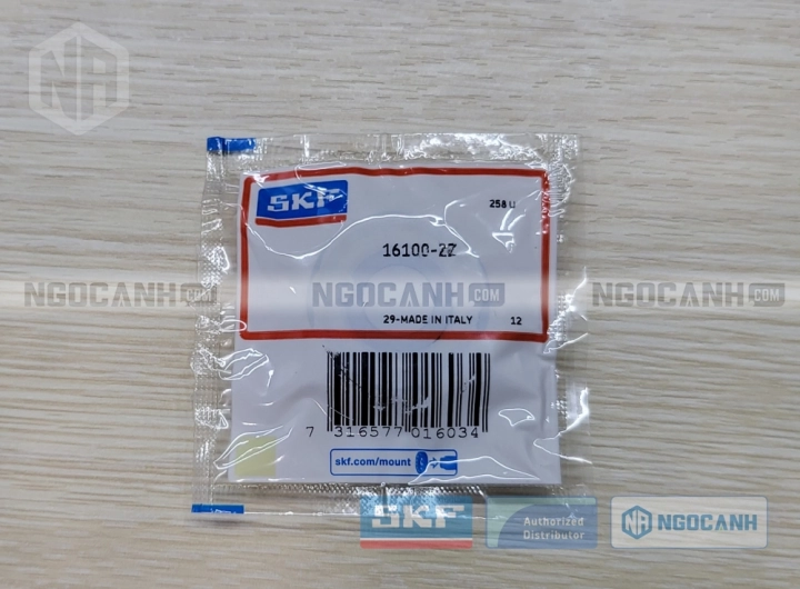 Vòng bi SKF 16100-2Z chính hãng phân phối bởi SKF Ngọc Anh - Đại lý ủy quyền SKF Vòng bi SKF 16100-2Z chính hãng phân phối bởi SKF Ngọc Anh - Đại lý ủy quyền SKF