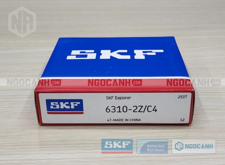 Vòng bi SKF 6310-2Z/C4 chính hãng phân phối bởi SKF Ngọc Anh - Đại lý ủy quyền SKF