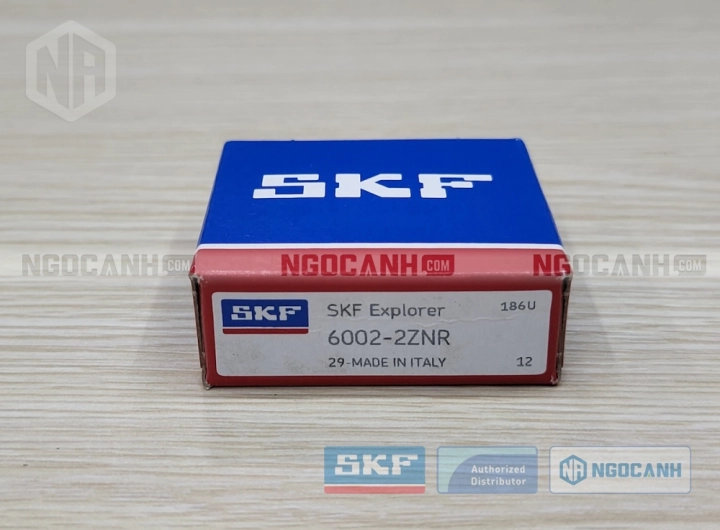 Vòng bi SKF 6002-2ZNR chính hãng phân phối bởi SKF Ngọc Anh - Đại lý ủy quyền SKF