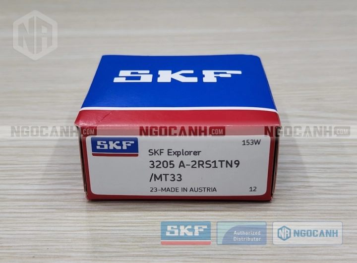 Vòng bi SKF 3205 A-2RS1TN9/MT33 chính hãng phân phối bởi SKF Ngọc Anh - Đại lý ủy quyền SKF