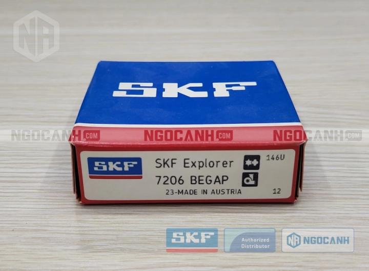 Vòng bi SKF 7206 BEGAP chính hãng phân phối bởi SKF Ngọc Anh - Đại lý ủy quyền SKF