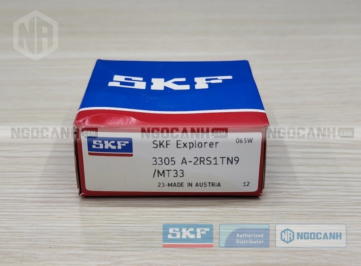 Vòng bi SKF 3305 A-2RS1TN9/MT33 chính hãng phân phối bởi SKF Ngọc Anh - Đại lý ủy quyền SKF