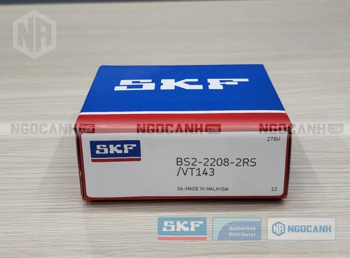 Vòng bi SKF BS2-2208-2RS/VT143 chính hãng phân phối bởi SKF Ngọc Anh - Đại lý ủy quyền SKF Vòng bi SKF BS2-2208-2RS/VT143 chính hãng phân phối bởi SKF Ngọc Anh - Đại lý ủy quyền SKF