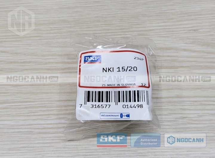 Vòng bi SKF NKI 15/20 chính hãng phân phối bởi SKF Ngọc Anh - Đại lý ủy quyền SKF