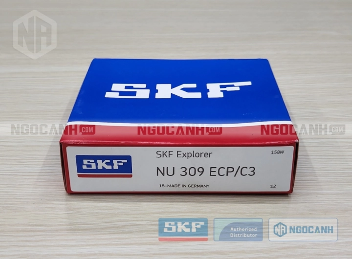 Vòng bi SKF NU 309 ECP/C3 chính hãng phân phối bởi SKF Ngọc Anh - Đại lý ủy quyền SKF