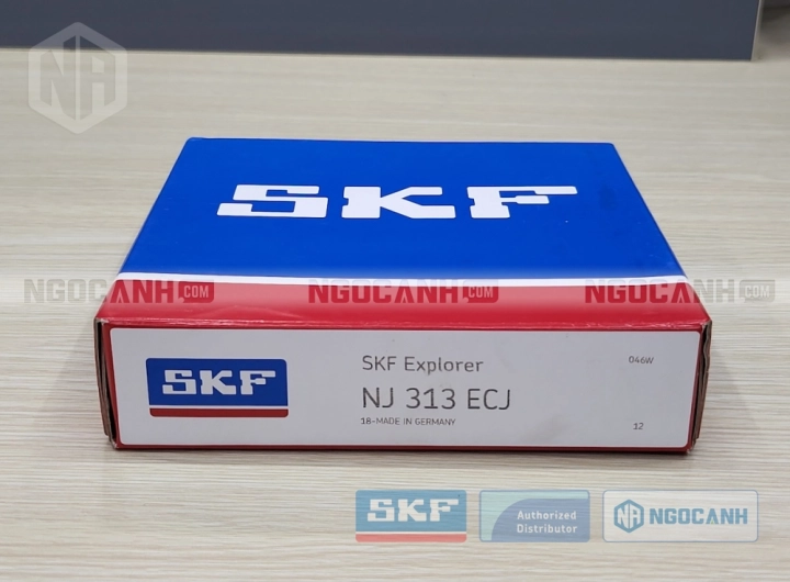 Vòng bi SKF NJ 313 ECJ chính hãng phân phối bởi SKF Ngọc Anh - Đại lý ủy quyền SKF