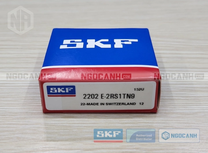Vòng bi SKF 2202 E-2RS1TN9 chính hãng phân phối bởi SKF Ngọc Anh - Đại lý ủy quyền SKF Vòng bi SKF 2202 E-2RS1TN9 chính hãng phân phối bởi SKF Ngọc Anh - Đại lý ủy quyền SKF