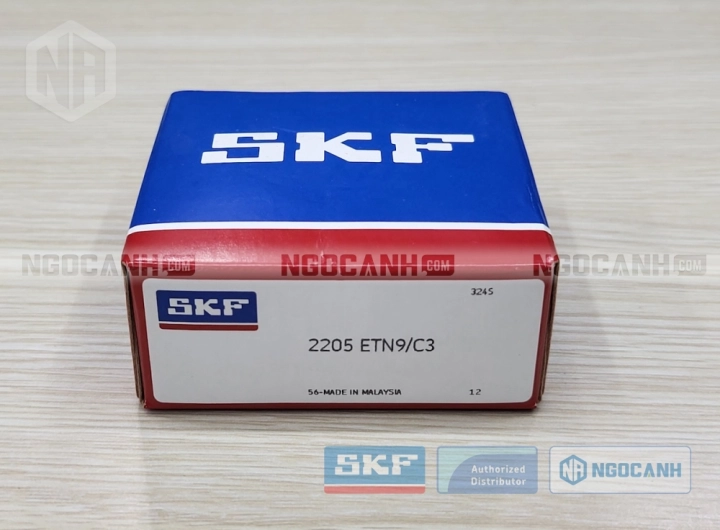 Vòng bi SKF 2205 ETN9/C3 chính hãng phân phối bởi SKF Ngọc Anh - Đại lý ủy quyền SKF
