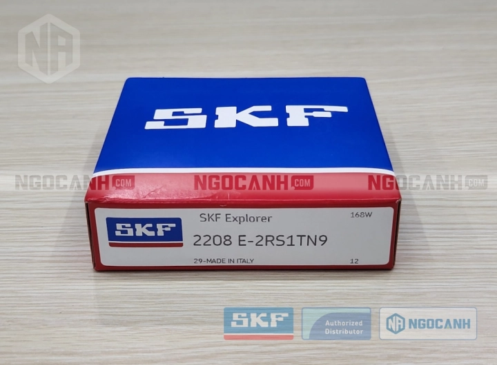 Vòng bi SKF 2208 E-2RS1TN9 chính hãng phân phối bởi SKF Ngọc Anh - Đại lý ủy quyền SKF Vòng bi SKF 2208 E-2RS1TN9 chính hãng phân phối bởi SKF Ngọc Anh - Đại lý ủy quyền SKF