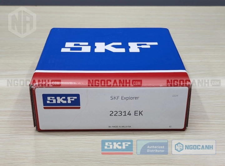 Vòng bi SKF 22314 EK chính hãng phân phối bởi SKF Ngọc Anh - Đại lý ủy quyền SKF Vòng bi SKF 22314 EK chính hãng phân phối bởi SKF Ngọc Anh - Đại lý ủy quyền SKF