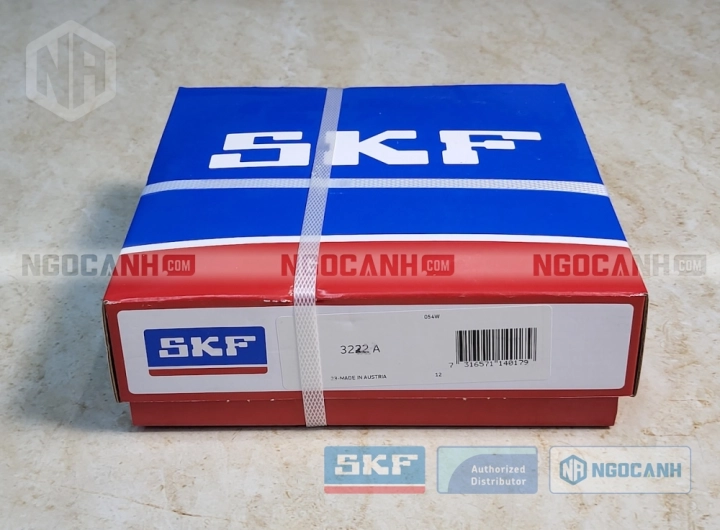 Vòng bi SKF 3222 A chính hãng phân phối bởi SKF Ngọc Anh - Đại lý ủy quyền SKF Vòng bi SKF 3222 A chính hãng phân phối bởi SKF Ngọc Anh - Đại lý ủy quyền SKF